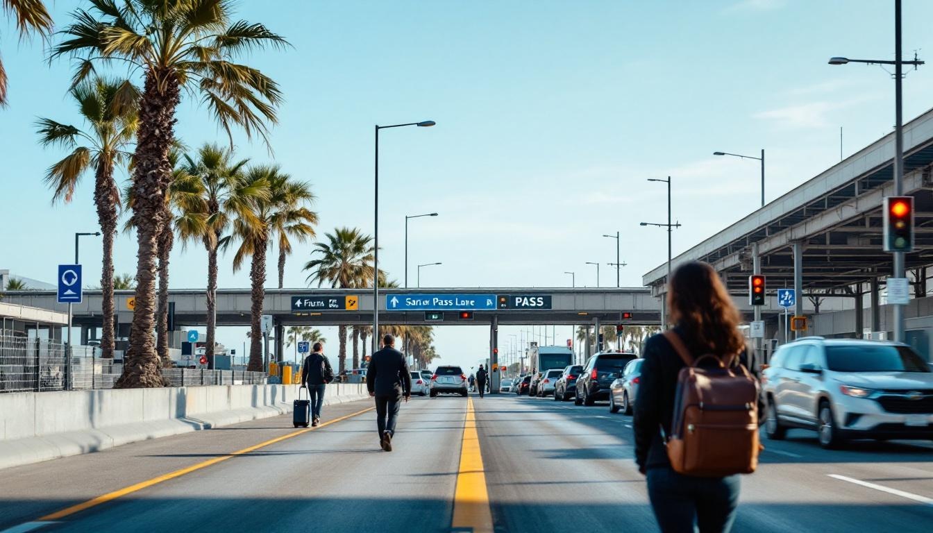 fast pass lane San Ysidro CBX - How to Use the Fast Pass Lane at San Ysidro CBX Express Crossing