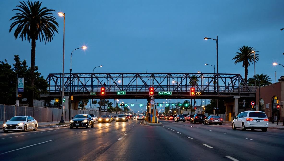 fast pass lane San Ysidro CBX illustration